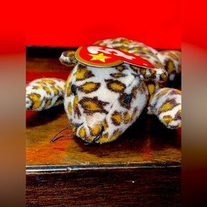 NWT Ty Beanie Babies Teenie Beanie Freckles the Leopard from McDonald’s.